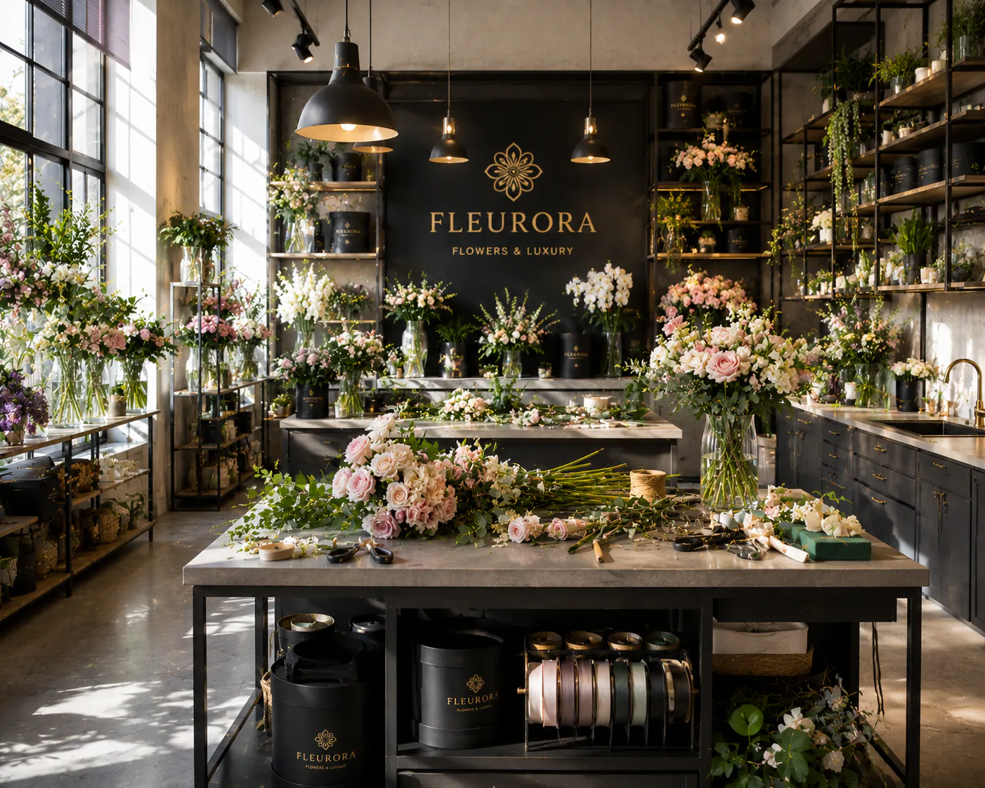 Inside the Fleurora workshop